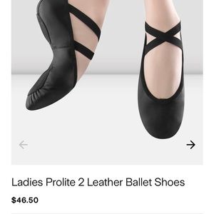 Bloch ladies leather prolite 2 ballet slippers